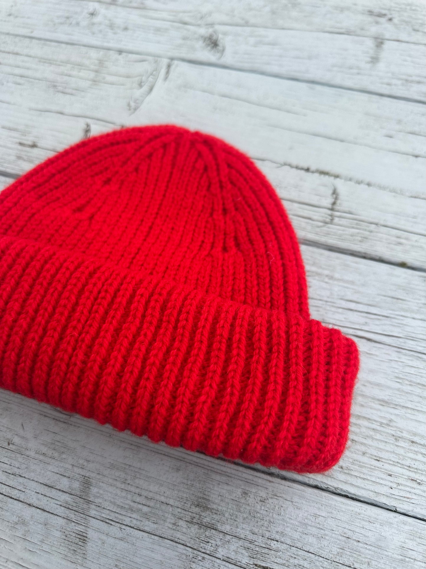 Wooly Beanie Red